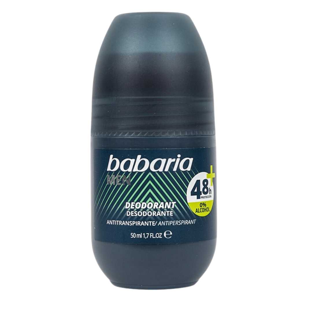 مام، رول، دئودورانت ضد تعریق باباریا مدل مردانه حجم 50 میلی لیتر