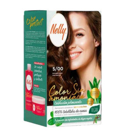 کیت رنگ مو بدون آمونیاک نلی NELLY مدل ammonia free شماره 5/00