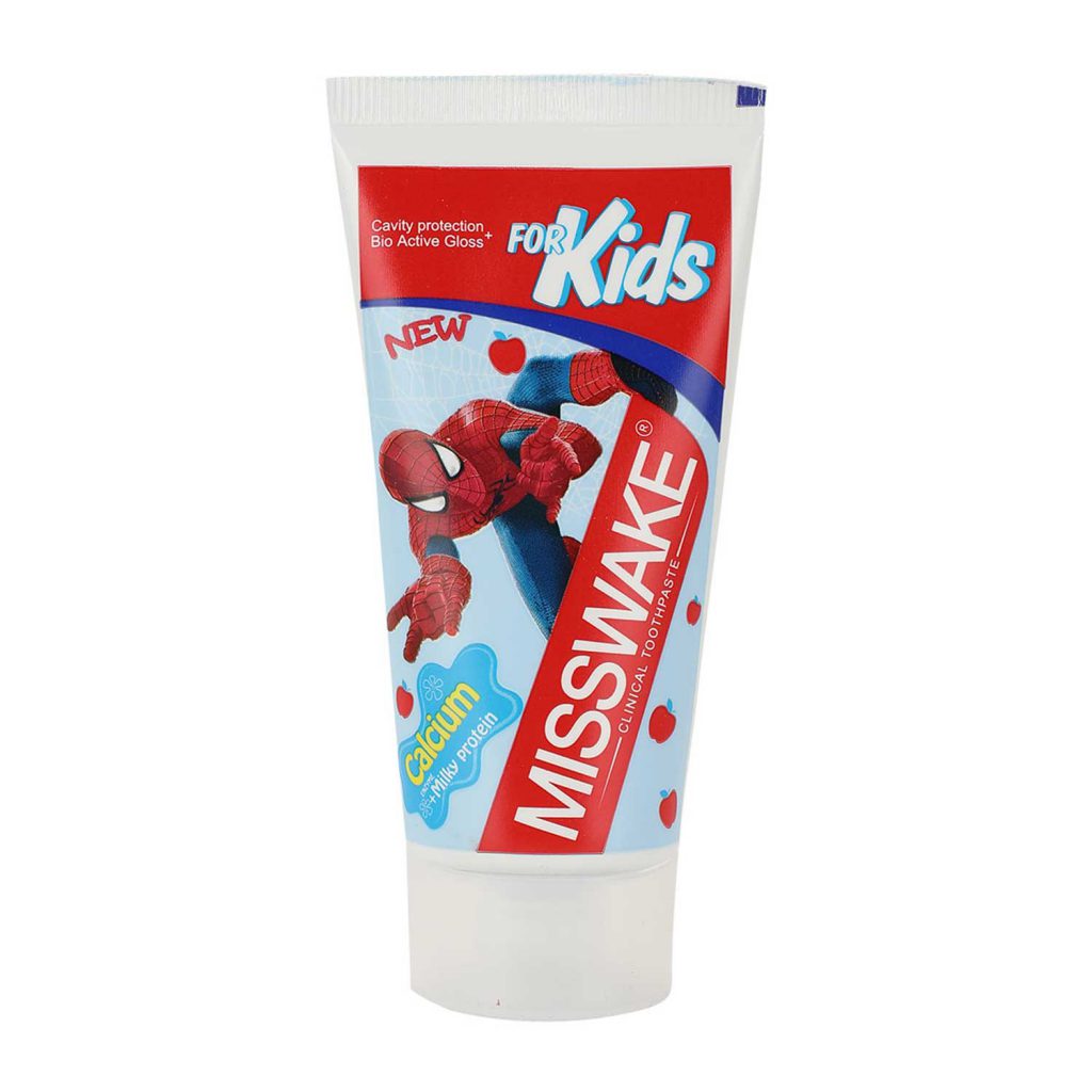 خمیر دندان کودک مرد عنکبوتی با طعم سیب میسویک 50 میل