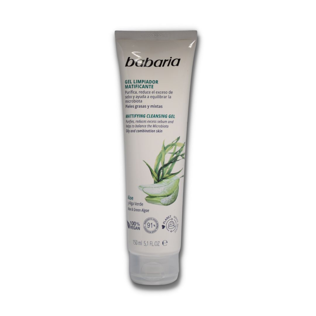 ژل پاک کننده صورت حاوی آلوورا و جلبک سبز باباریا 150 میل