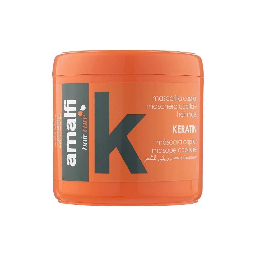 ماسک مو آمالفی مدل فاقد سولفات کراتین حجم 500 میلی لیتر