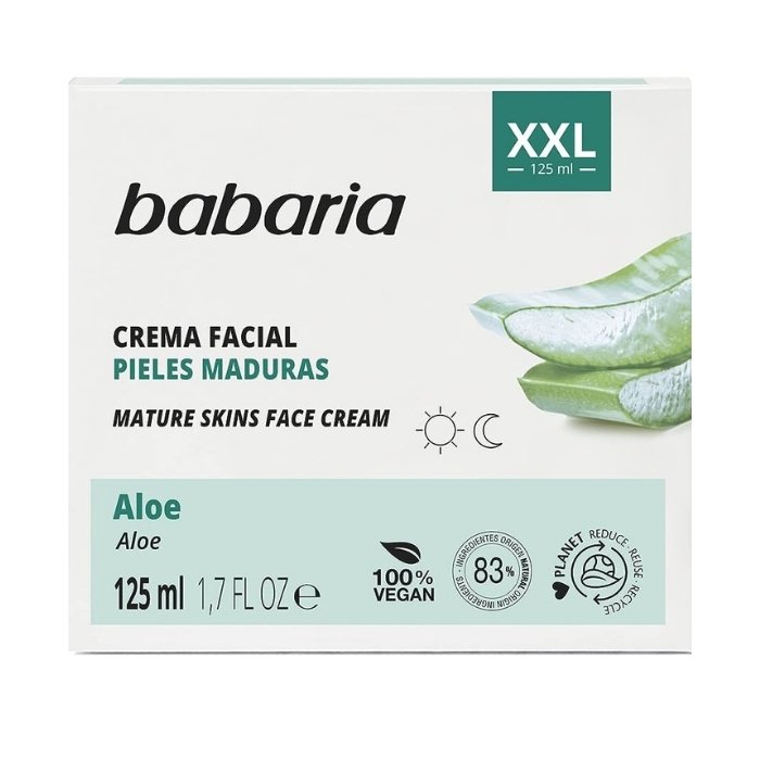 کرم مرطوب کننده صورت 24 ساعته  آلوئه ورا باباریا 50 میلی لیتر