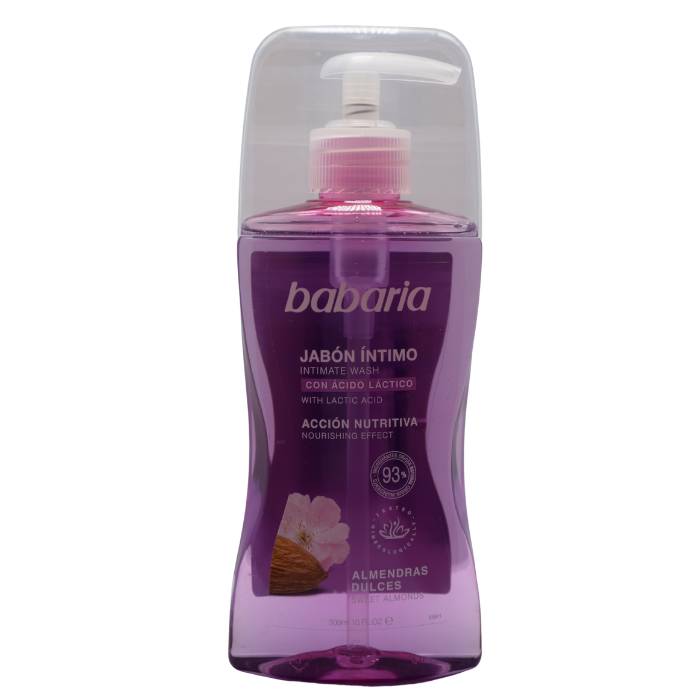 ژل ضد عفونی کننده بانوان باباریا بادام شیرین 300 میل