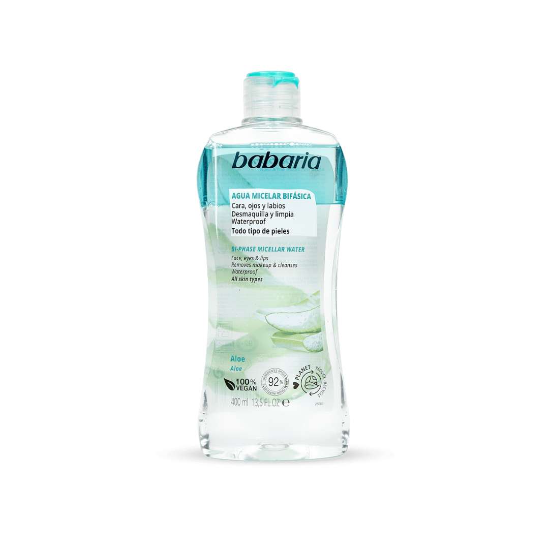 میسلار واتر دوفاز آلوورا باباریا  مناسب تمامی پوست ها حجم 400 میل