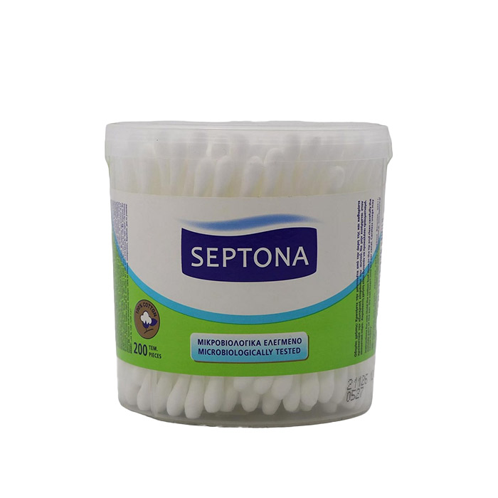 گوش پاک کن سپتونا  لیوانی کریستال 200 عددی