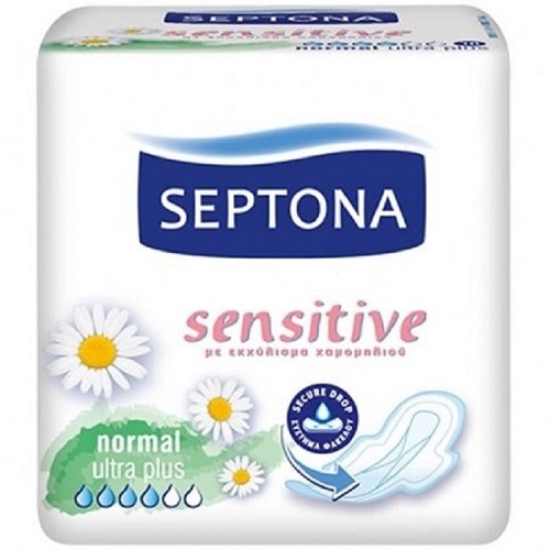 نوار بهداشتی سپتونا حساس نرمال 10 برگی