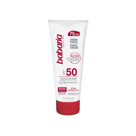 ضد آفتاب رنگی بی بی کرم SPF 50 BB CREAM باباریا babaria حاوی رزا حجم 75 میل